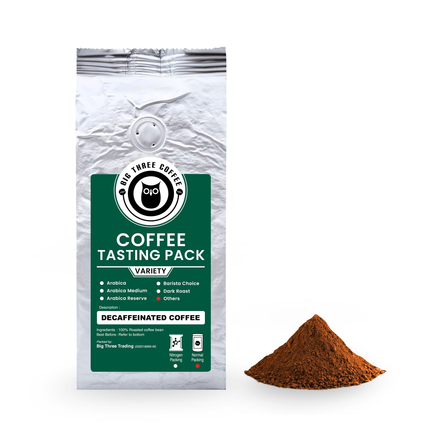 Coffee Tasting Pack – Ground Coffee 150g