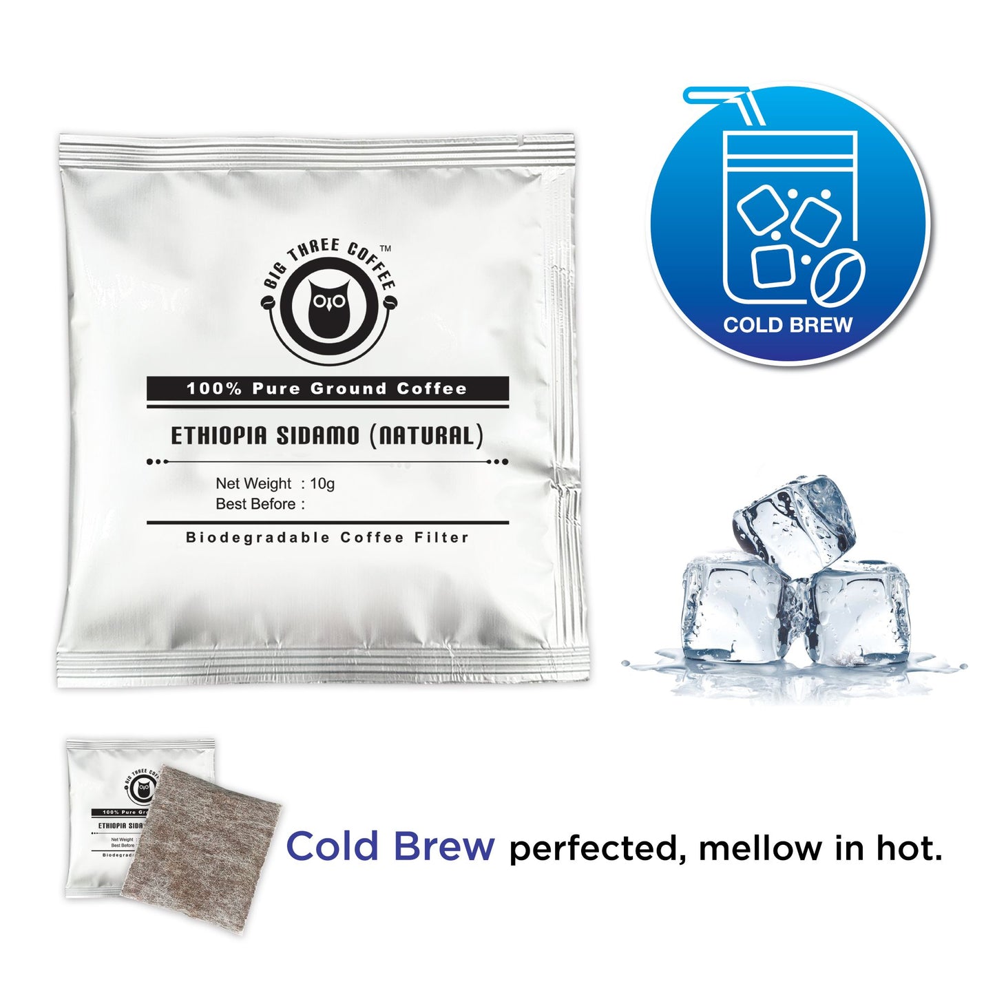 Pure Ground Coffee Bag (15 Sachets)