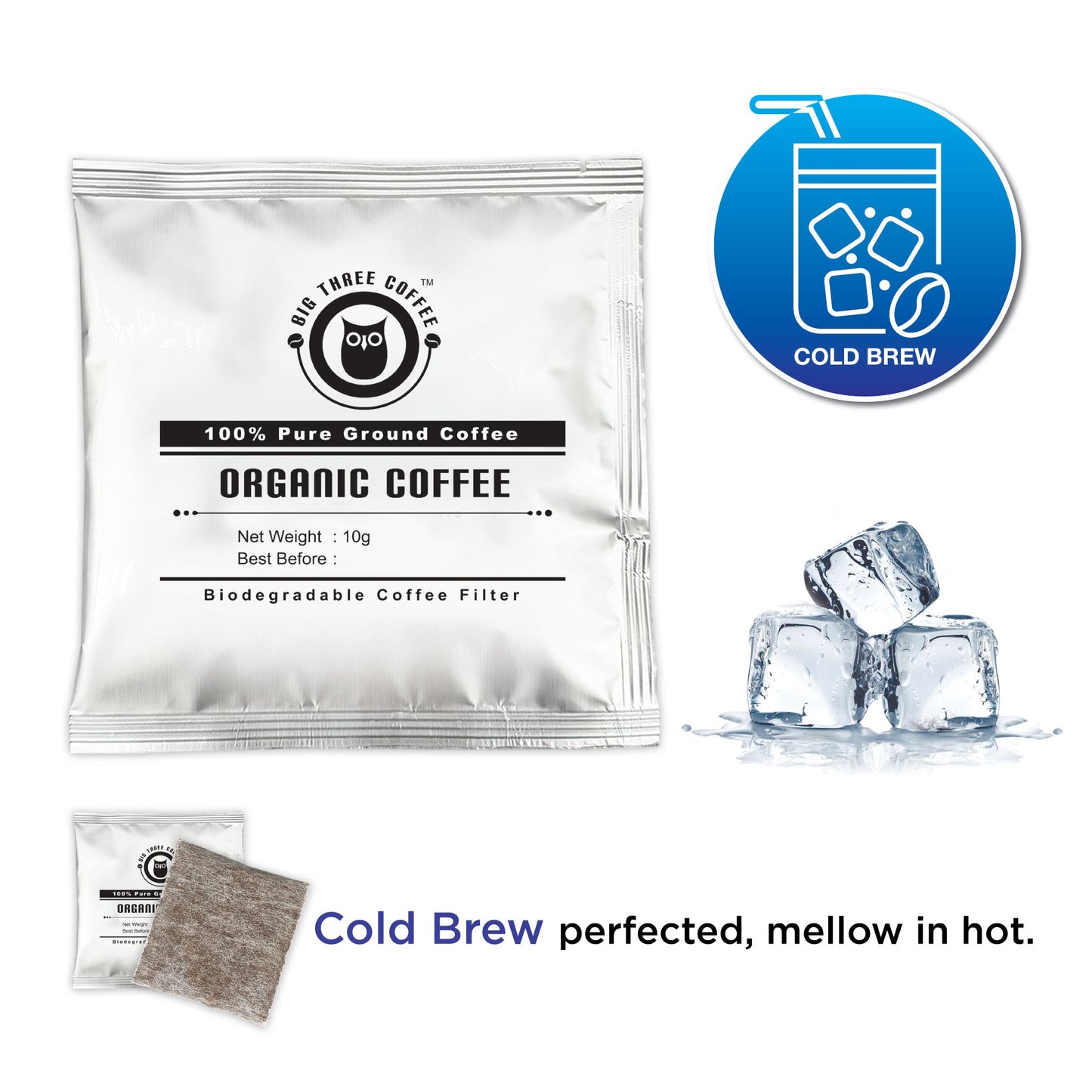 Pure Ground Coffee Bag (15 Sachets)