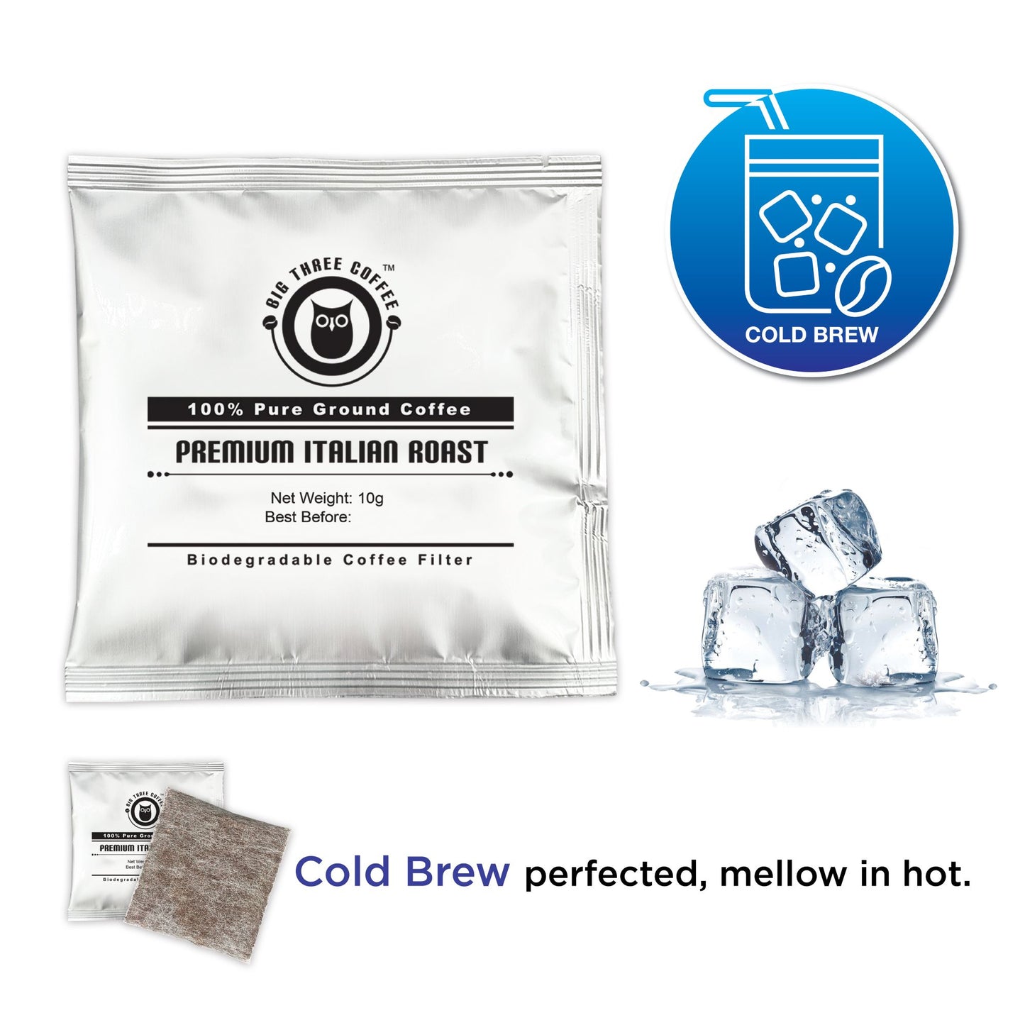 Pure Ground Coffee Bag (15 Sachets)