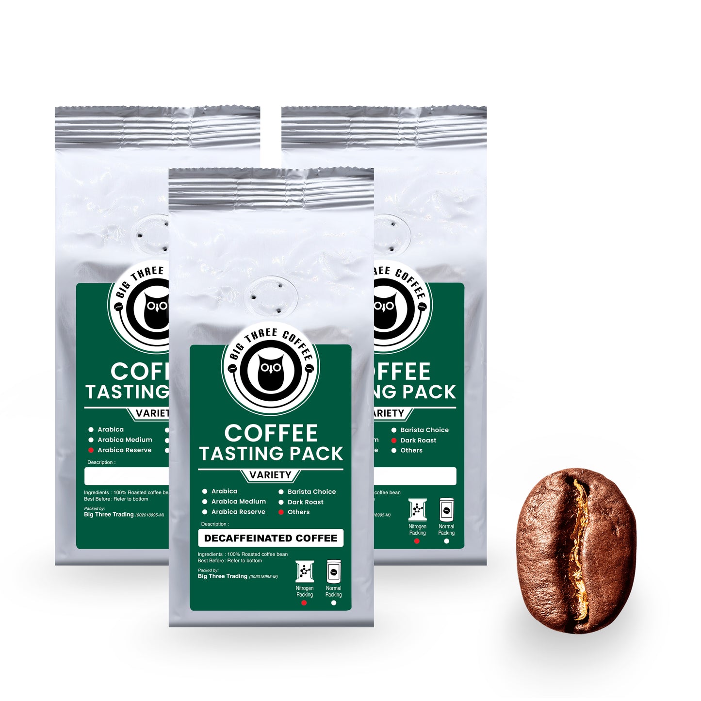Coffee Tasting Pack – Coffee Beans 150g