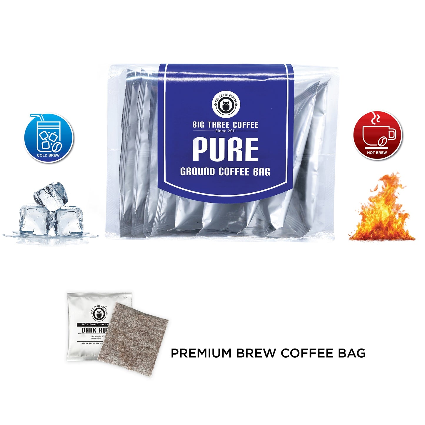 Premium Brew Coffee Bag (9 Sachets)